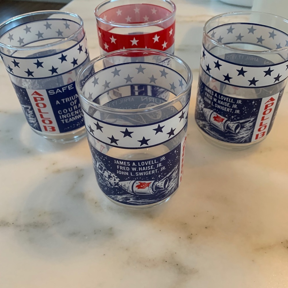 Apollo Commemorative Glasses